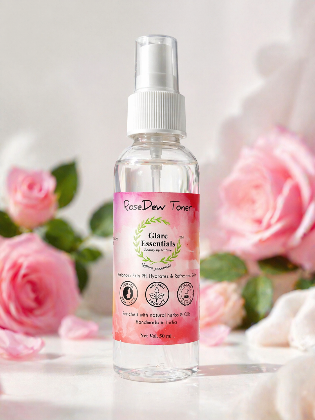 RoseDew Toner | Balances, Hydrates & Refreshes Skin | 50 ml